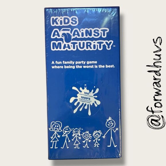Kids Against Maturity Family Card Game, Ages 10+, 4+ Players, 600 Cards - Picture 1 of 8